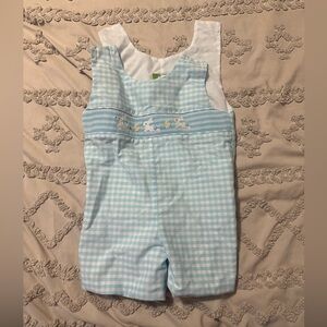 Classic Whimsy Smocked Bunnies Jon Jon
